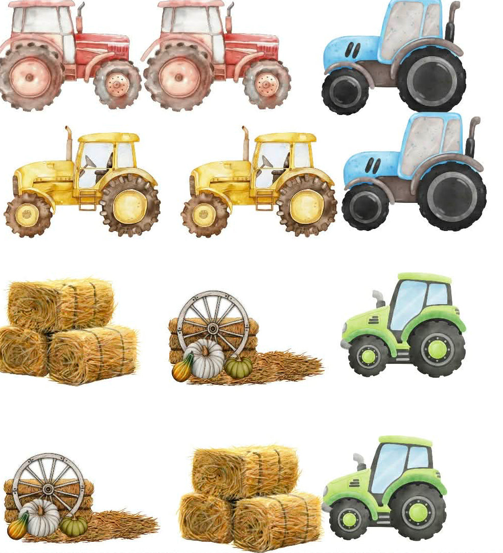 Farm Themed Sticker Set Up