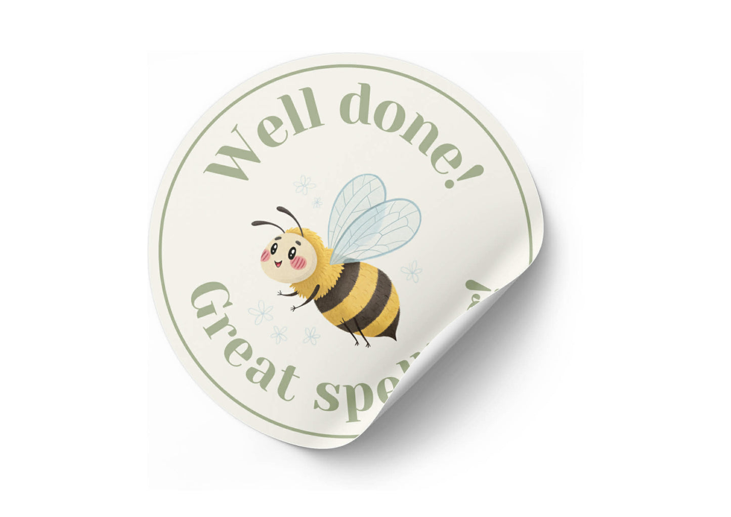 Teacher Congratulatory Round Peel & Stick Stickers