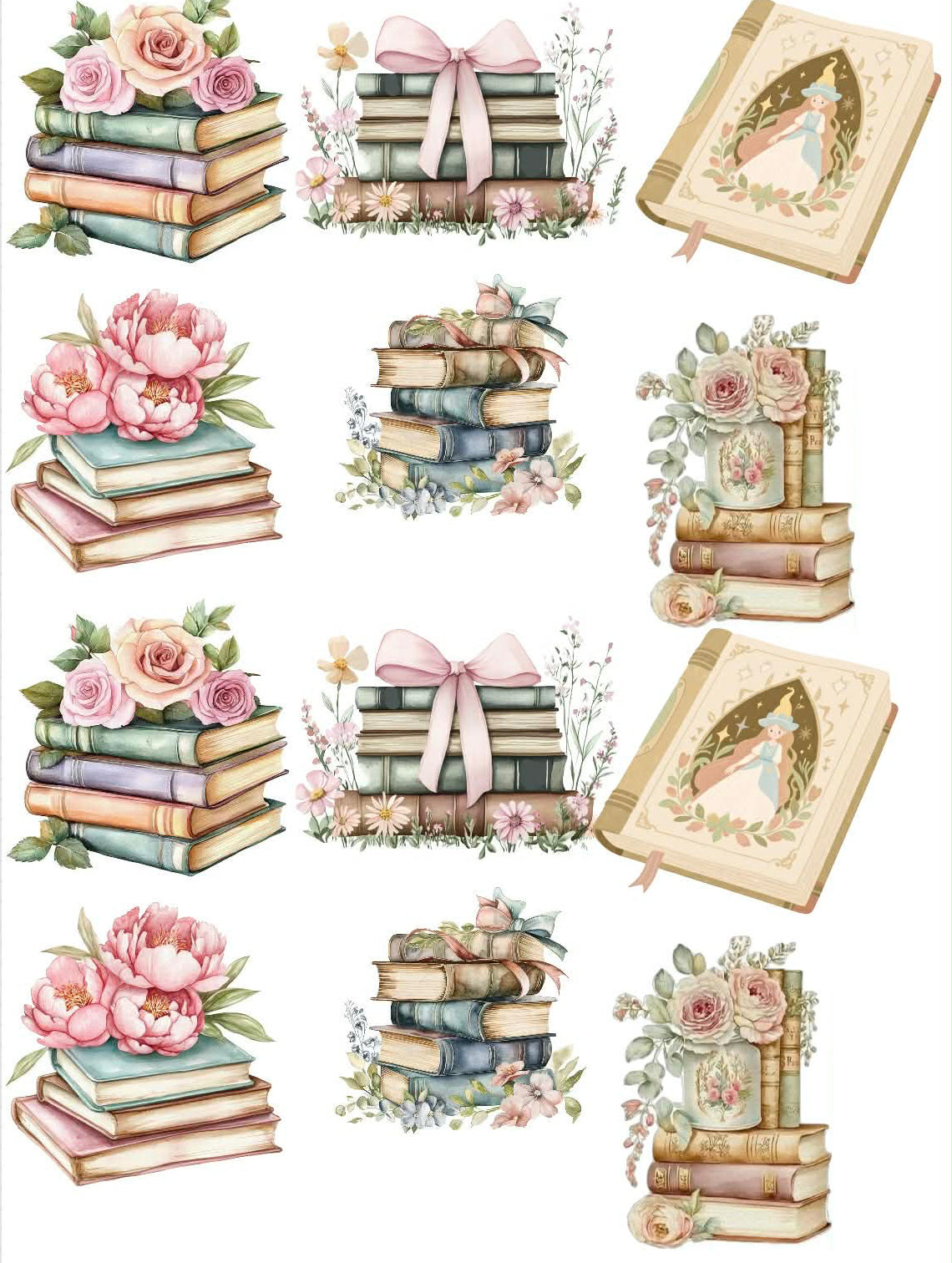 First Chapter Book Themed Sticker Set Up