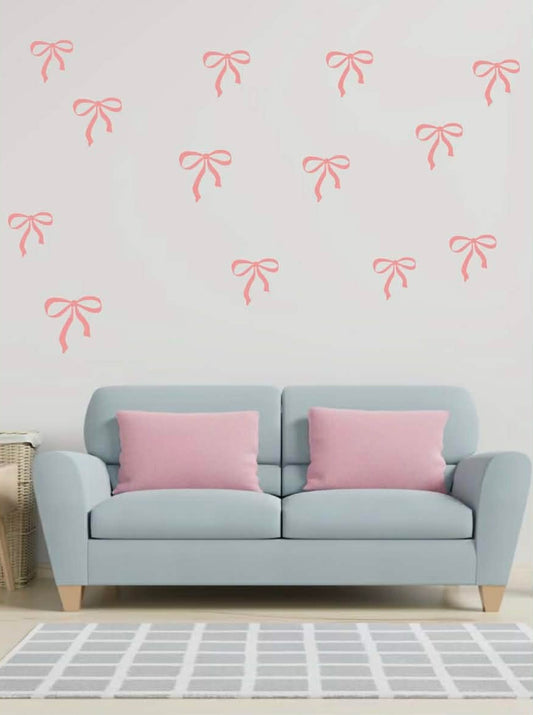 Set of 16 Bow Vinyl Decals