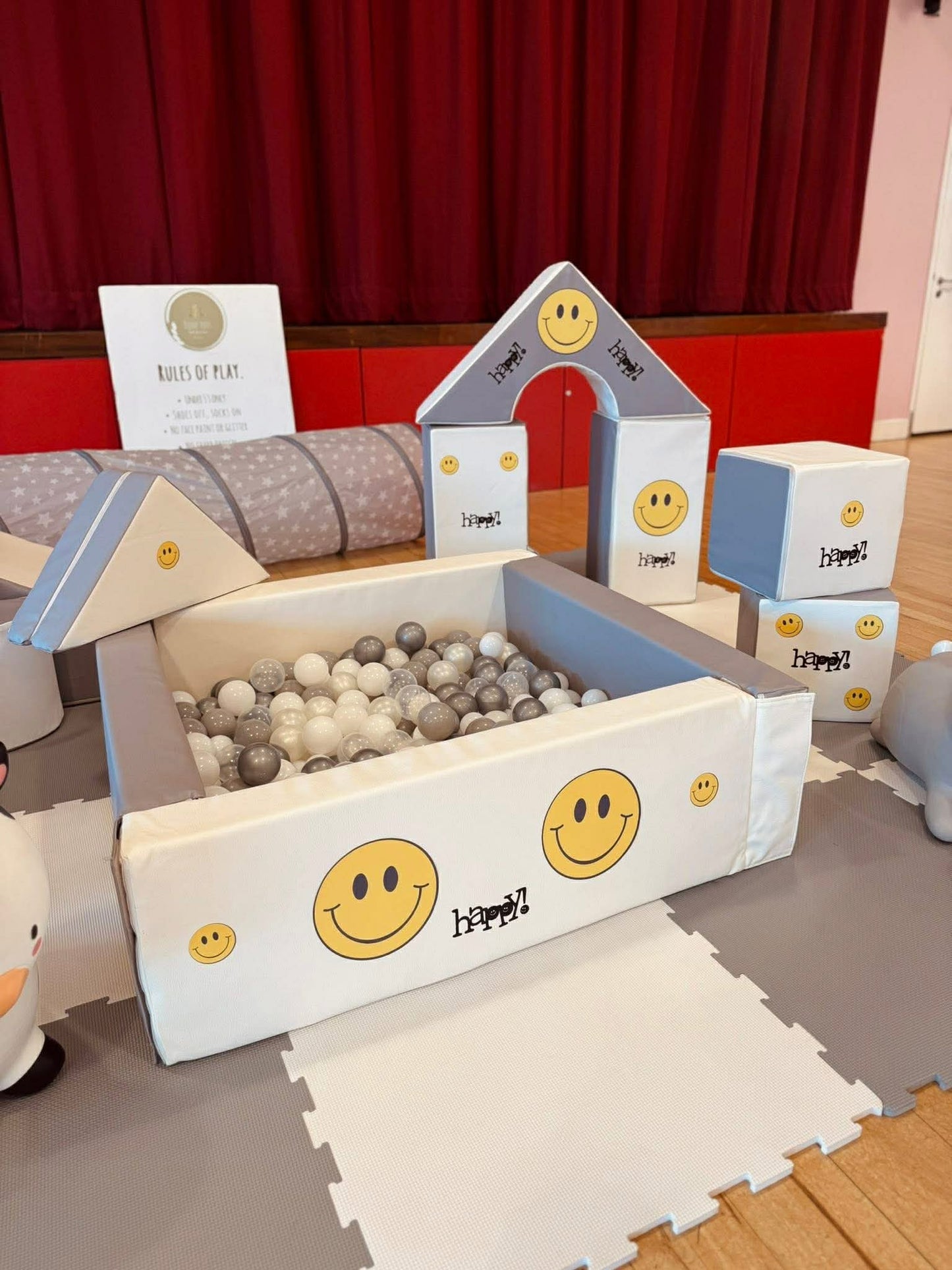 One Happy Dude Themed Sticker Set Up