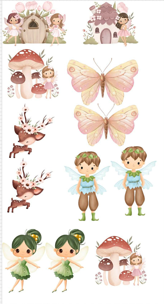 Fairy Themed Sticker Set Up