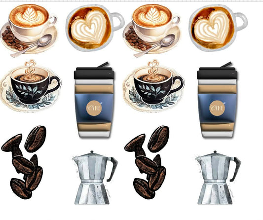 A Baby Is Brewing Themed Sticker Set Up