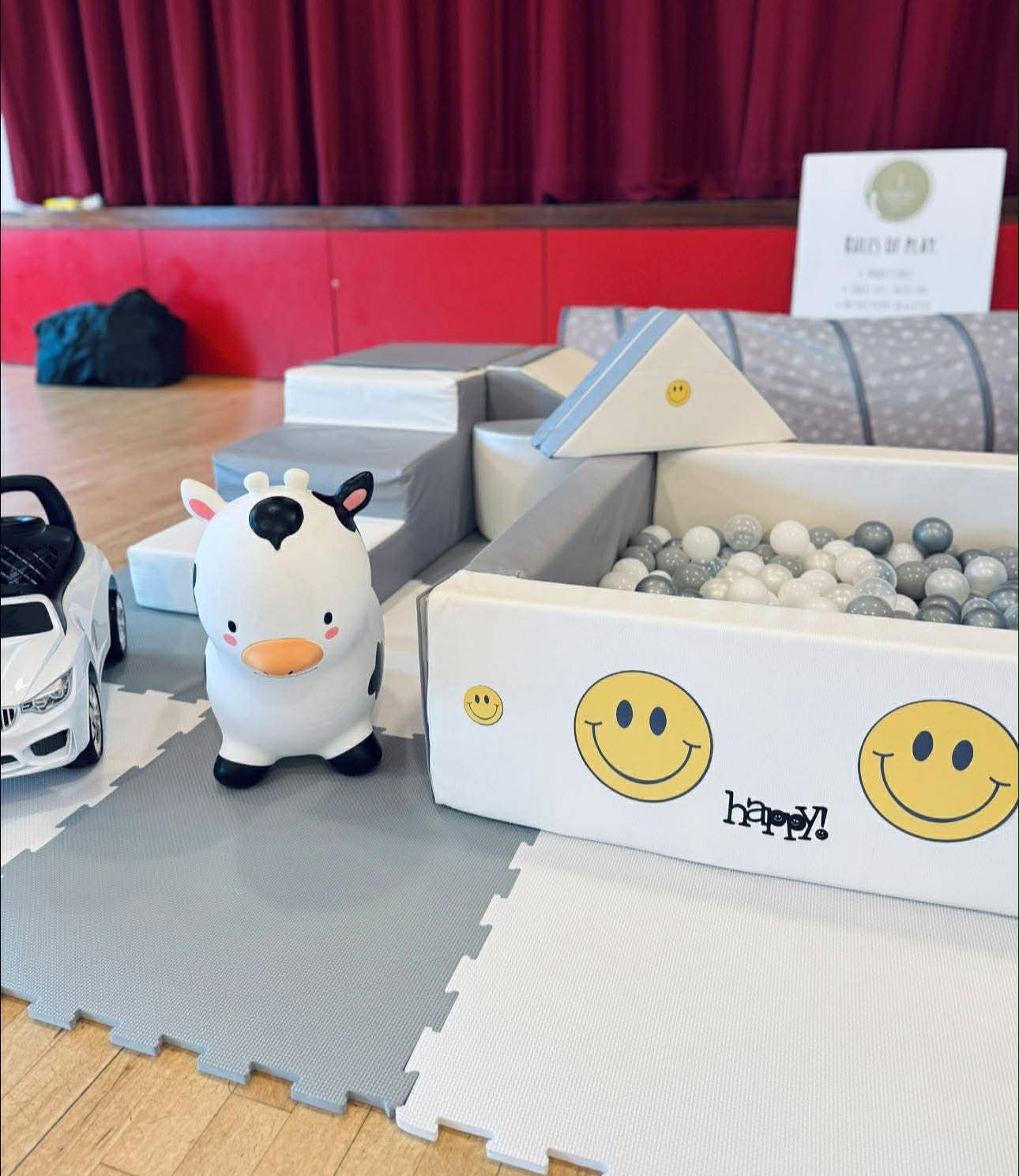 One Happy Dude Themed Sticker Set Up