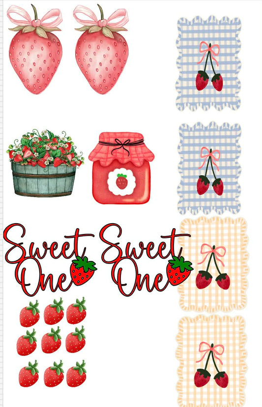 Berry Themed Sticker Set Up