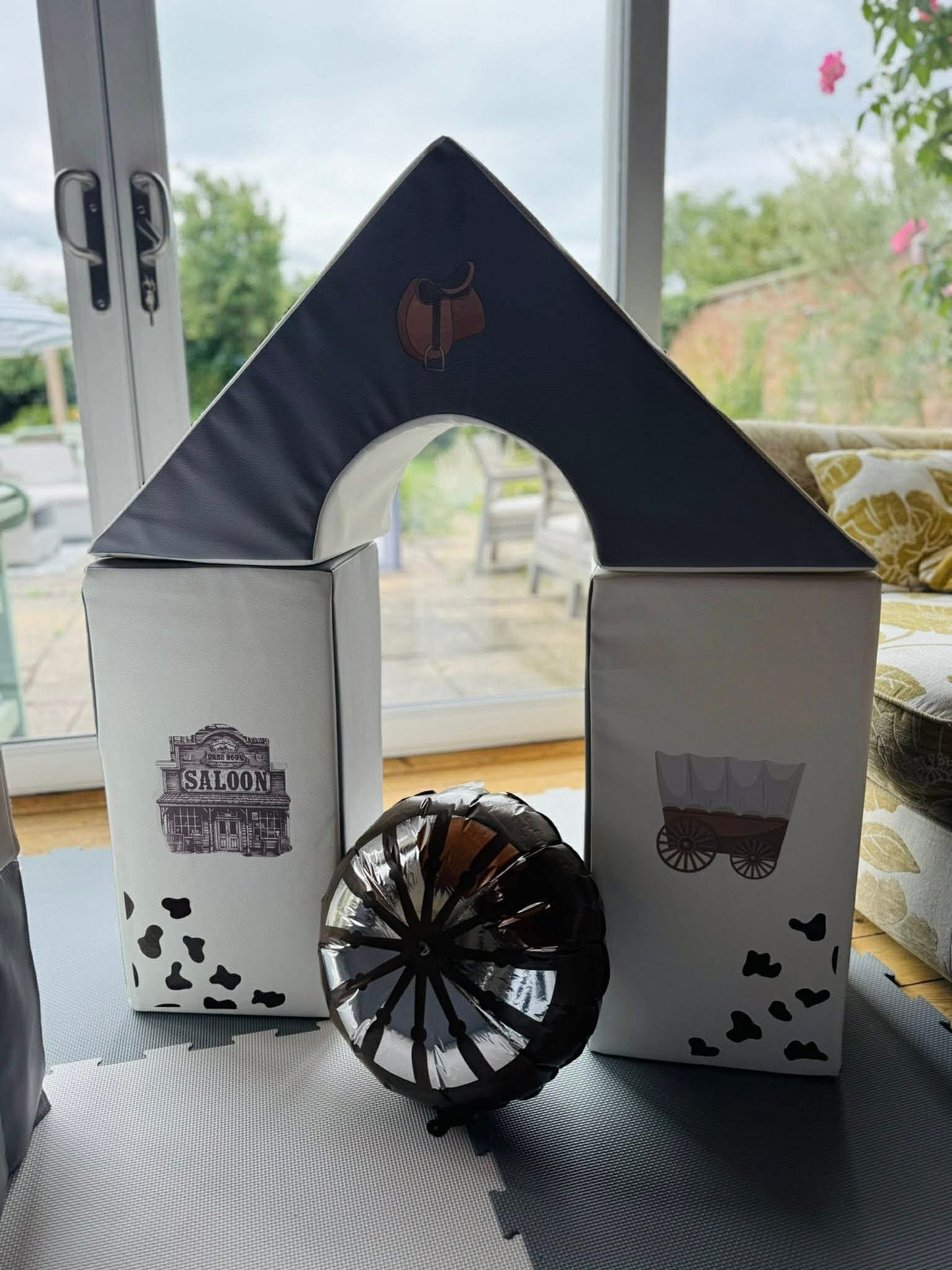 First Rodeo Themed Sticker Set Up