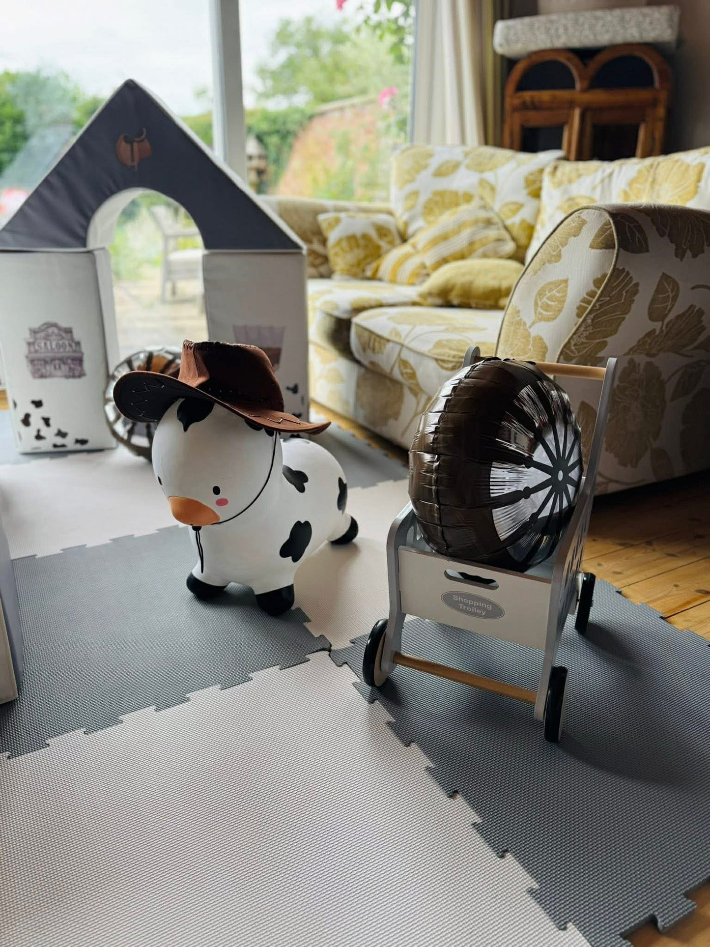 First Rodeo Themed Sticker Set Up