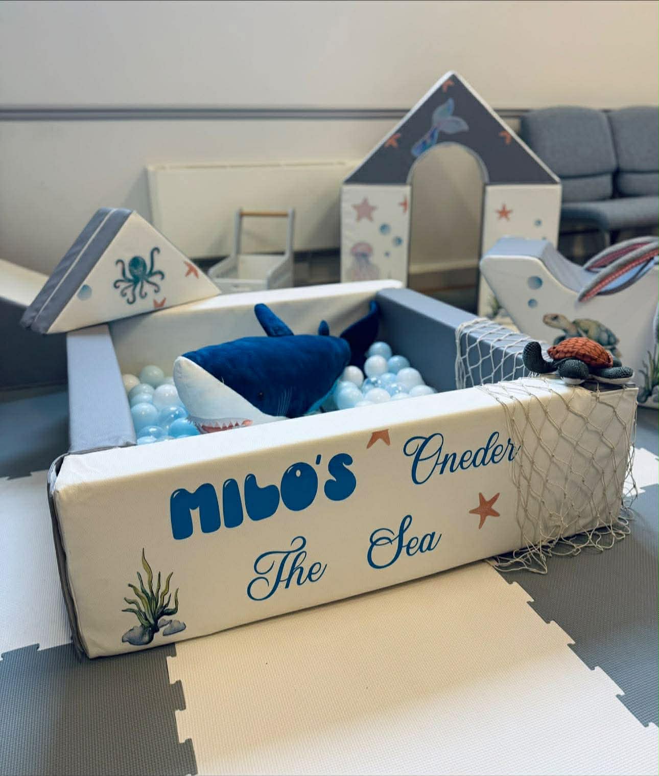 Under The Sea Themed Sticker Set Up