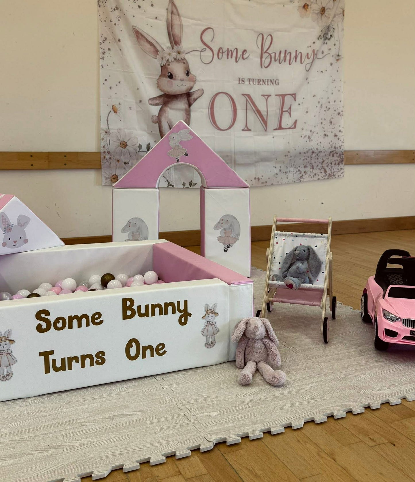 Bunny Themed Sticker Set Up