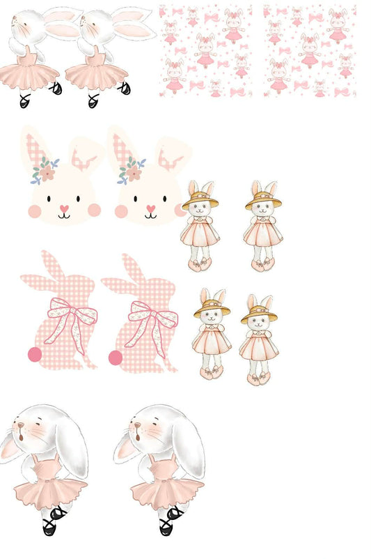 Bunny Themed Sticker Set Up