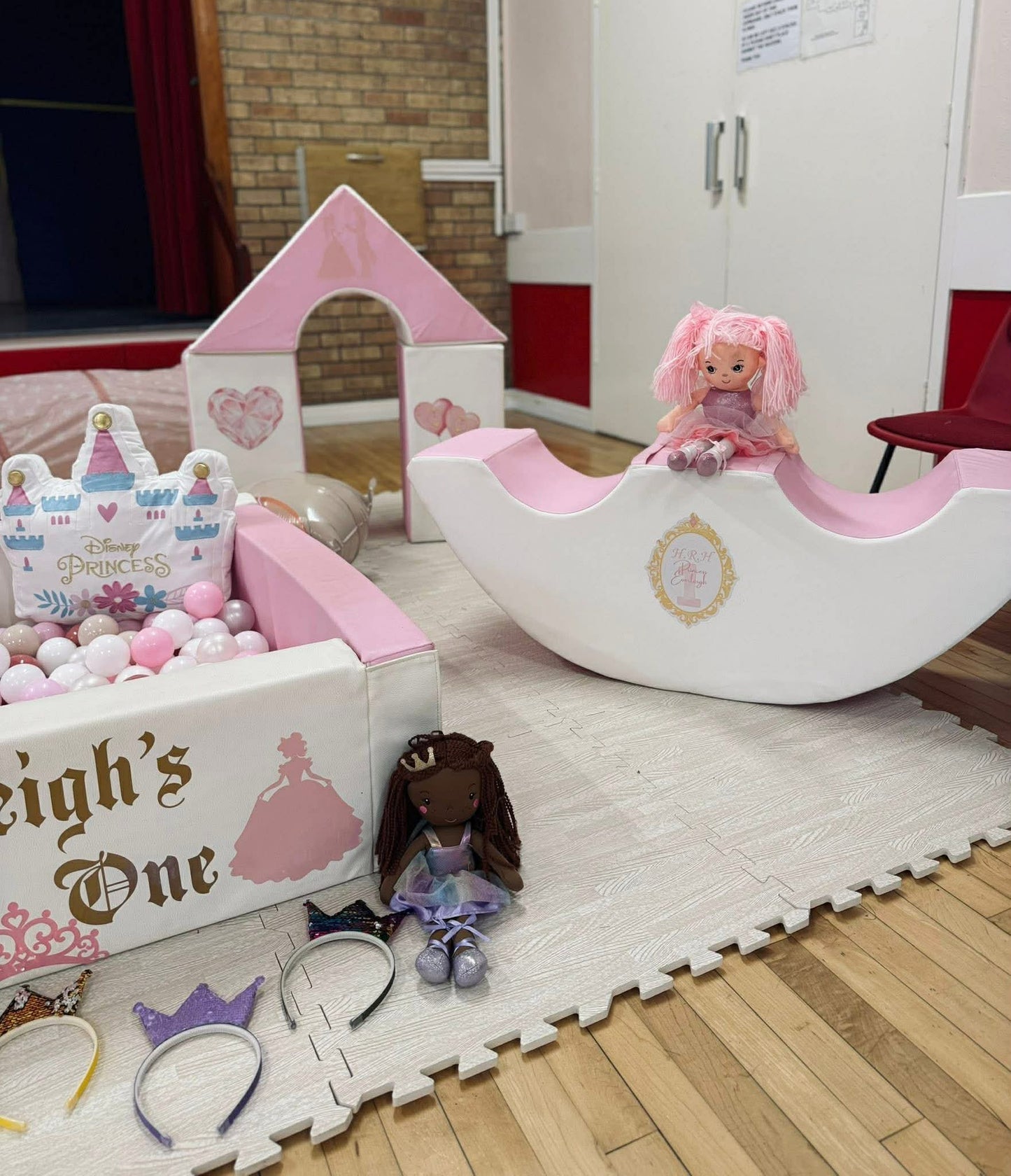 Royal Princess Themed Sticker Set Up