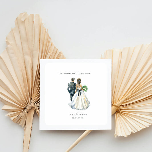 On Your Wedding Day Personalised Card