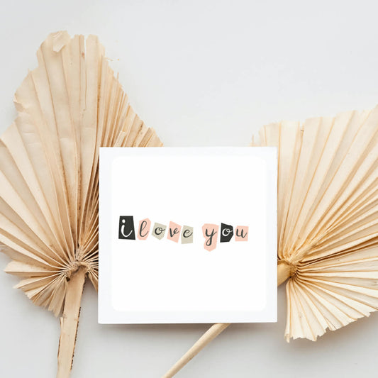 I Love You Card