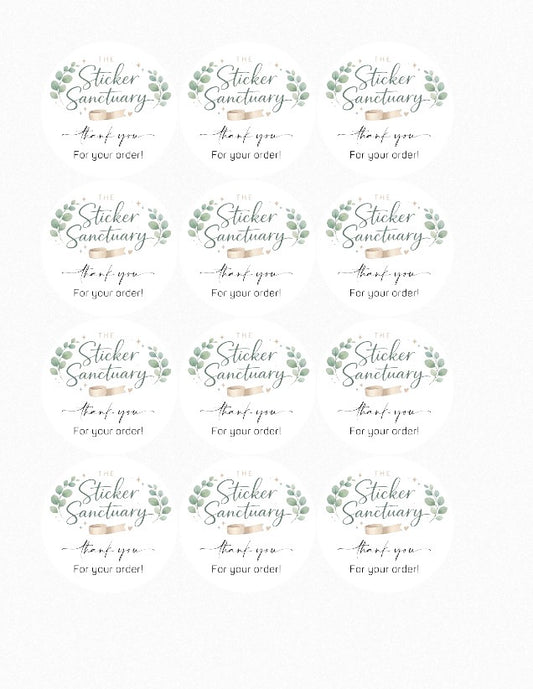 Business Supply Stationary Round Peel & Stick Stickers