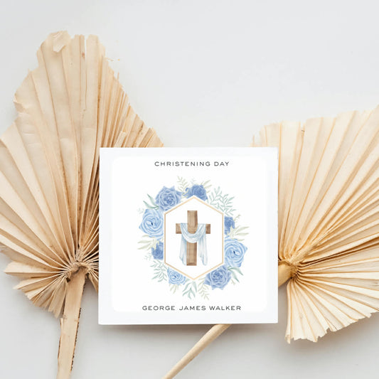 Christening Day Personalised Card