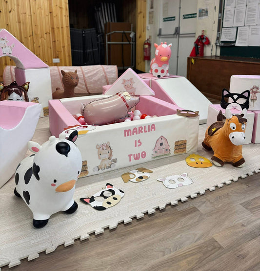 Farm Themed Sticker Set Up