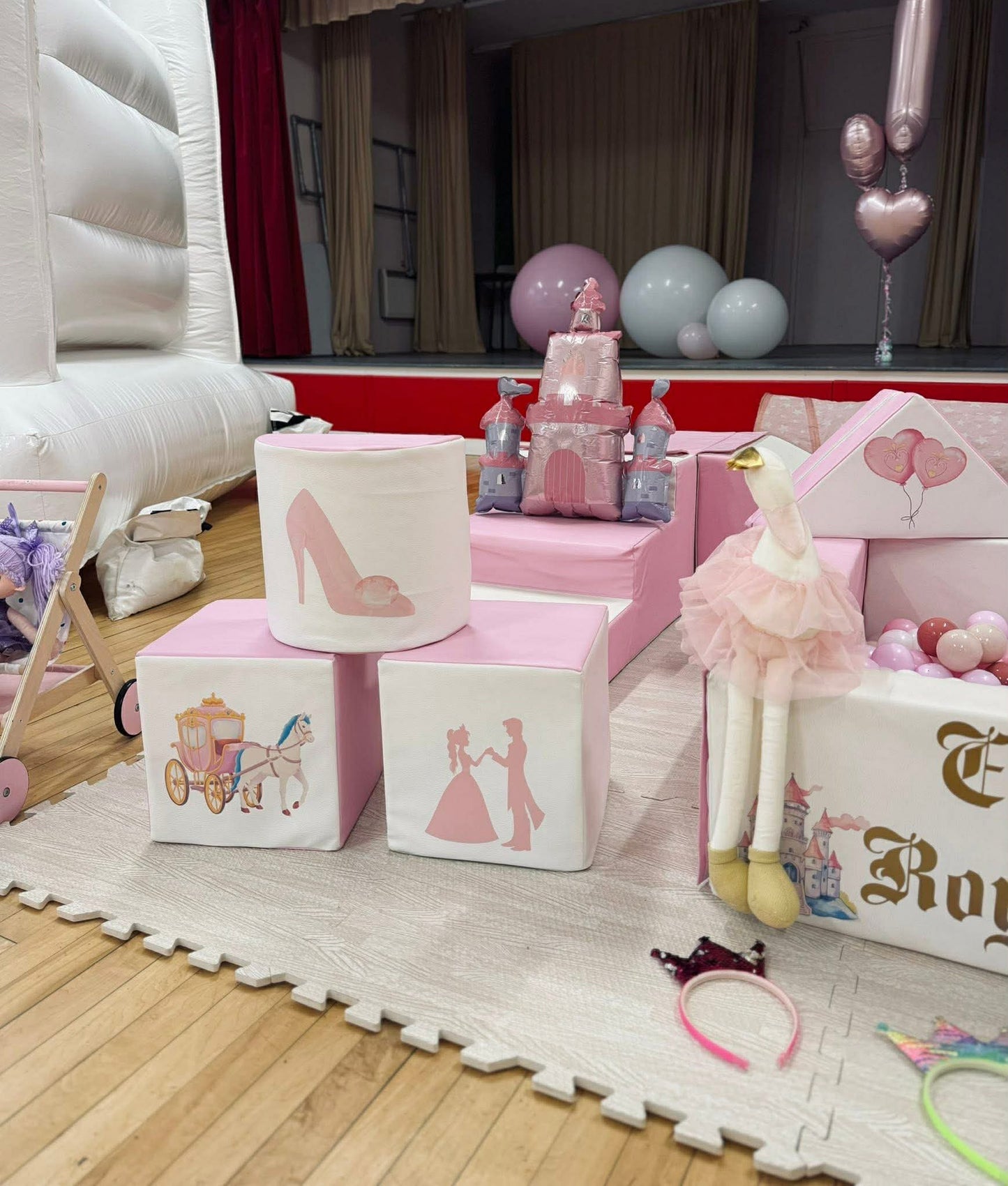 Royal Princess Themed Sticker Set Up