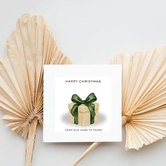 Happy Christmas For Our House To Yours Card