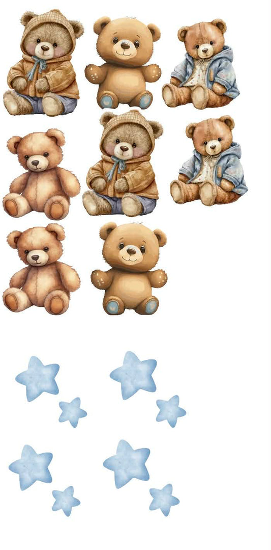Bear Themed Sticker Set Up