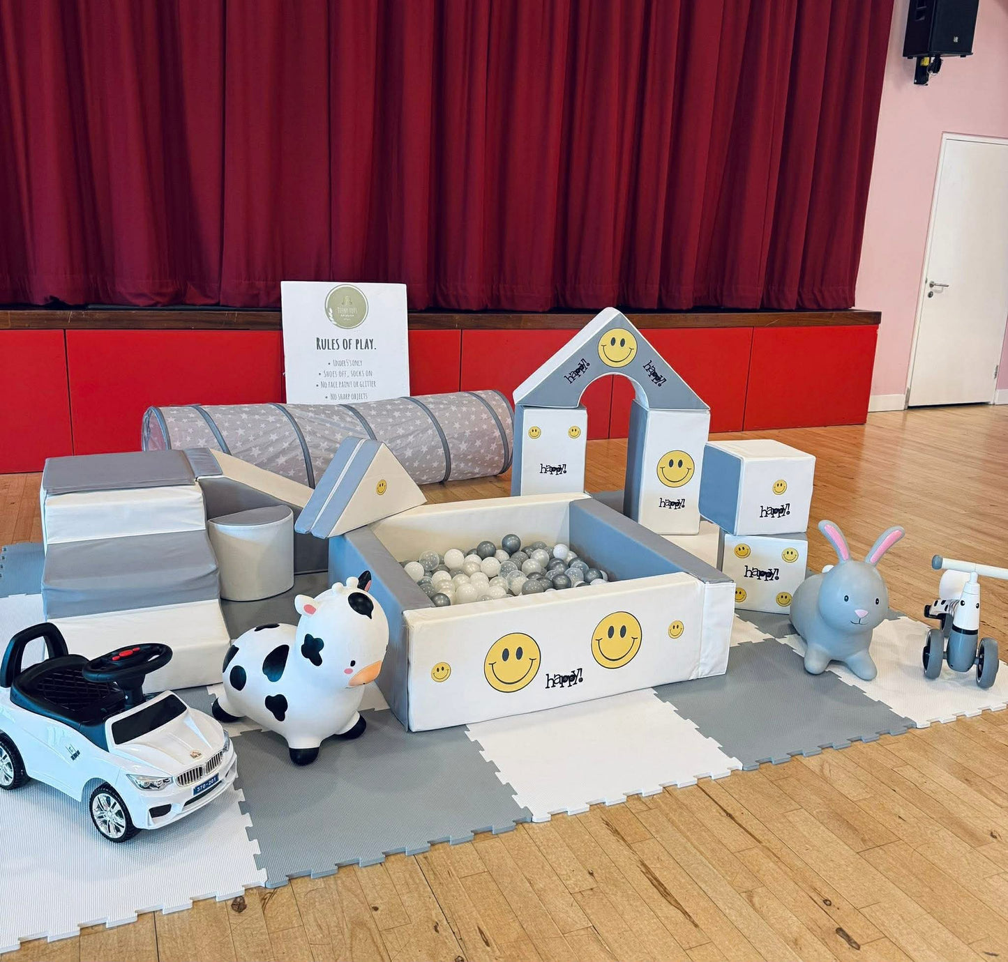 One Happy Dude Themed Sticker Set Up