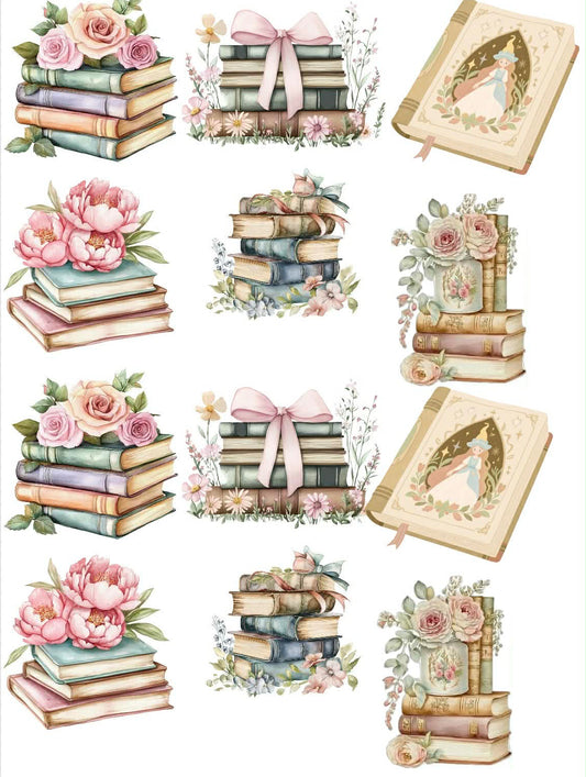 First Chapter Book Themed Sticker Set Up
